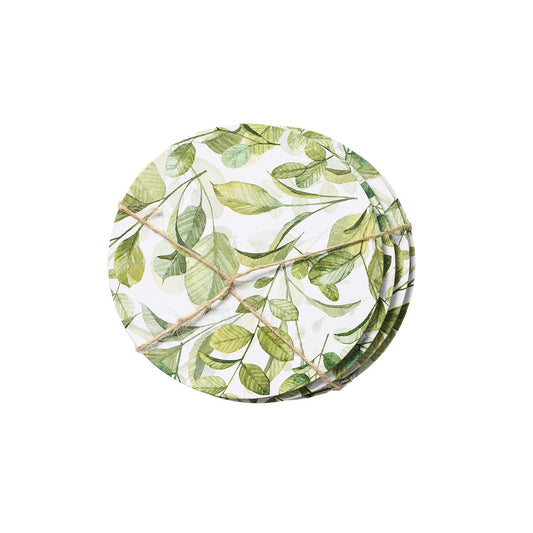 Leaf Corkback Coasters 4pk