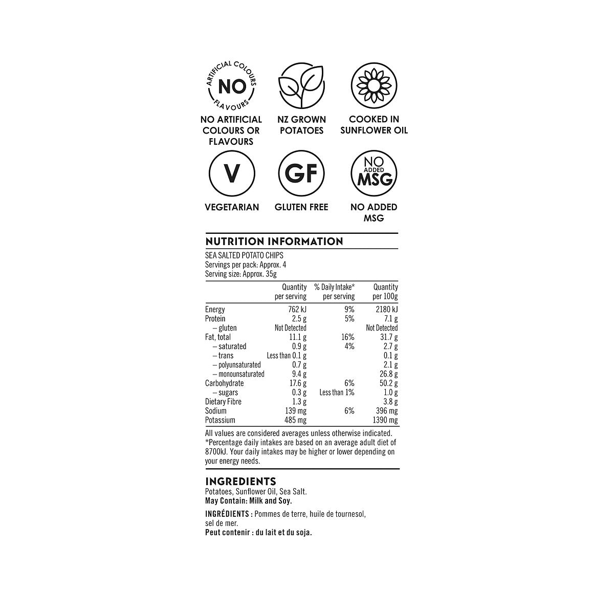 ETA Uppercuts Sea Salt 140g