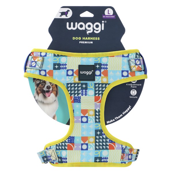 Waggi Pet Printed Harness S/M/L