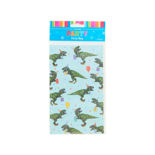 Paper Bag Mix Dino 8pk
