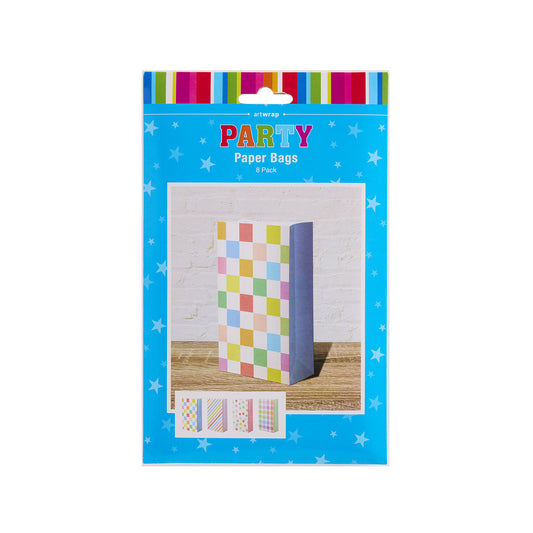 Pattern Paper Bag Mix 8pk