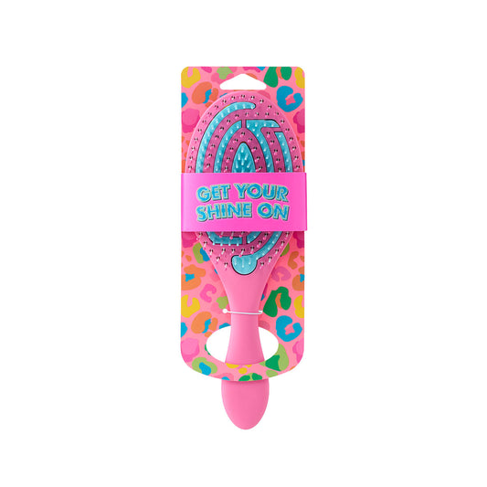 Neon Animal Two-Tone 2-in-1 Hair Brush