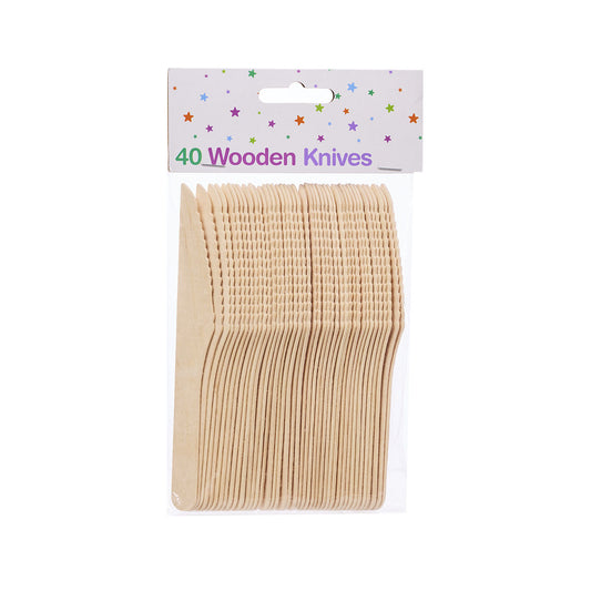 Knife Wooden 40pk