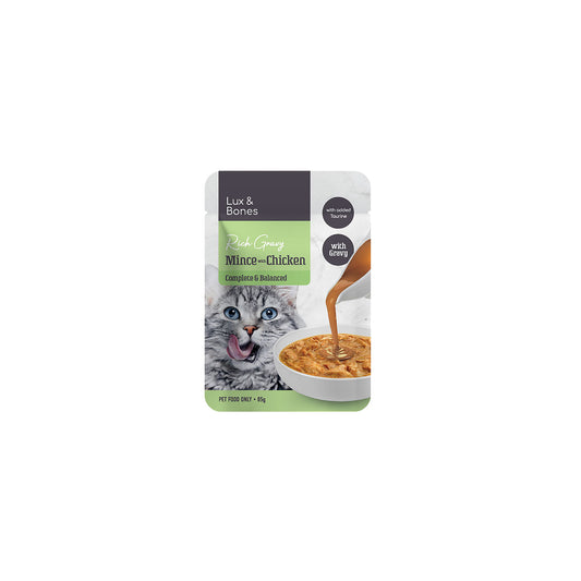 Lux & Bones Mince With Chicken 6x85g