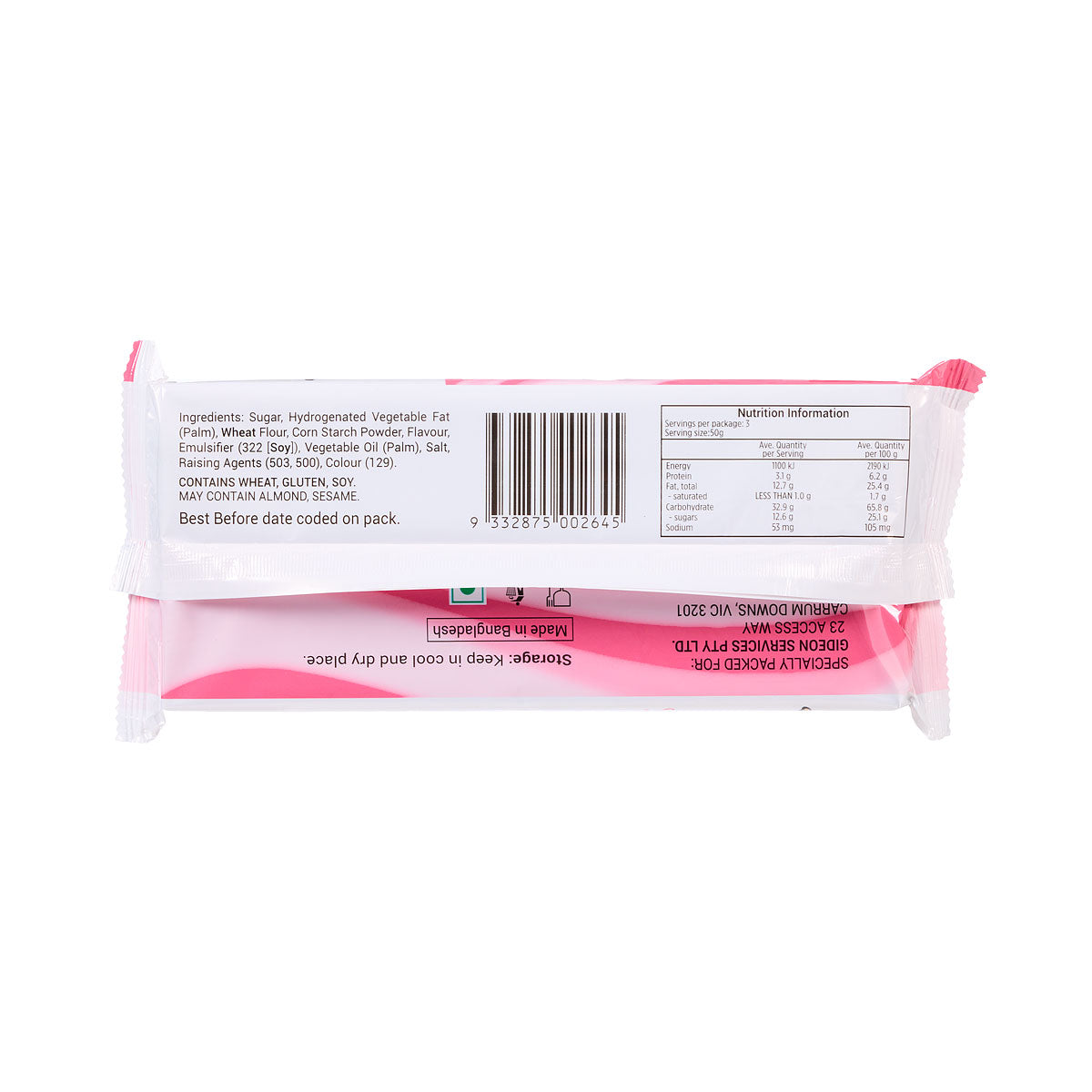 Kensington Strawberry Wafer 150g