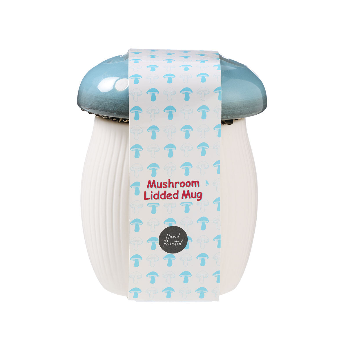 Coloured Mushroom 3D Lidded Mug Assorted