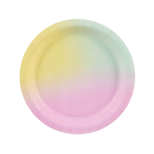Plate Ombre 23cm 16pk