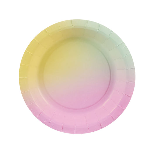 Plate Ombre 18cm 16pk