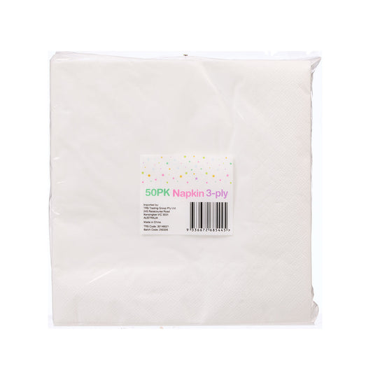 Dinner Napkin 3ply 50pk