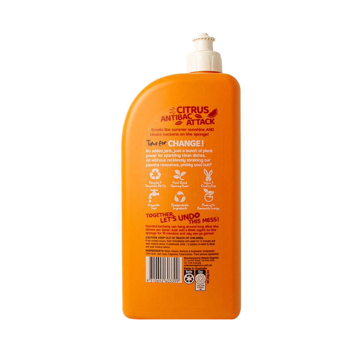 Undo This Mess Dishwashing Liquid Citrus Antibac 900mL