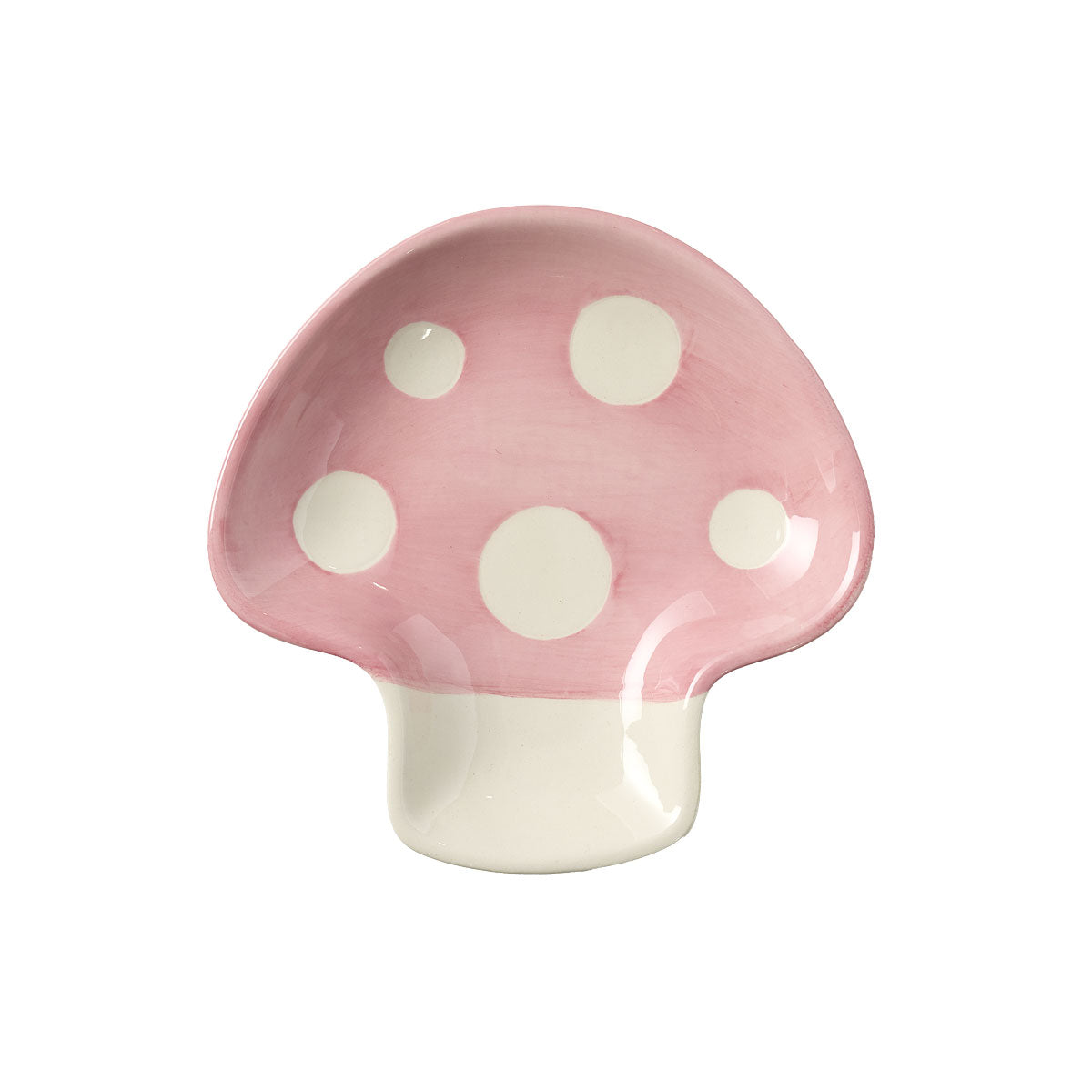 Trinket Dish Mushroom Red/Pink
