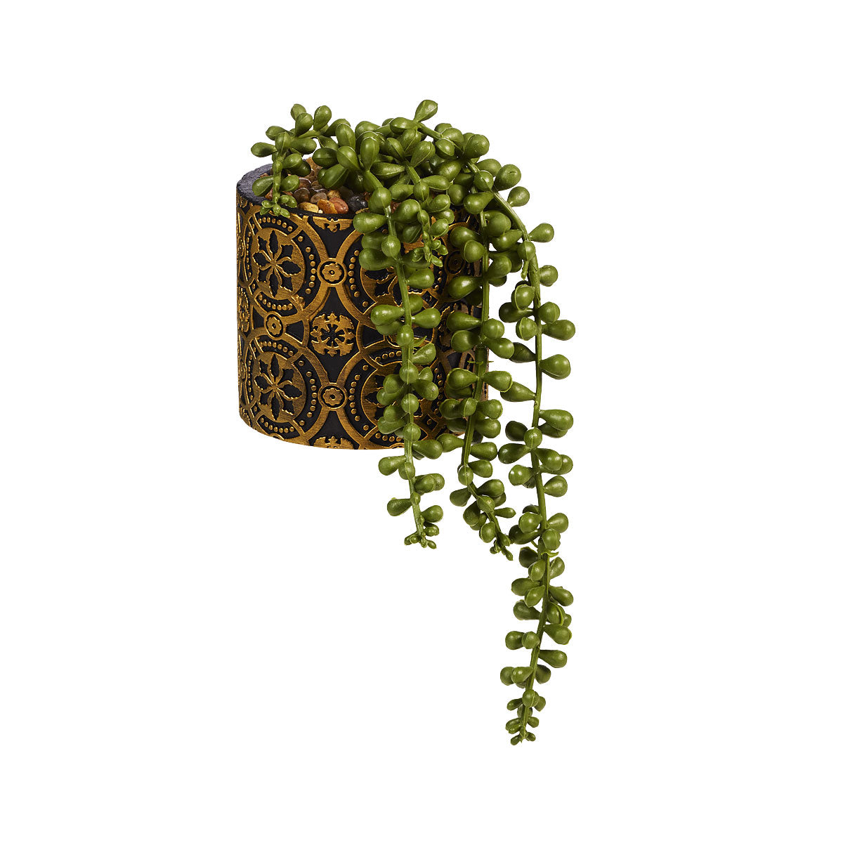 Faux String of Pearls in Zen Pot