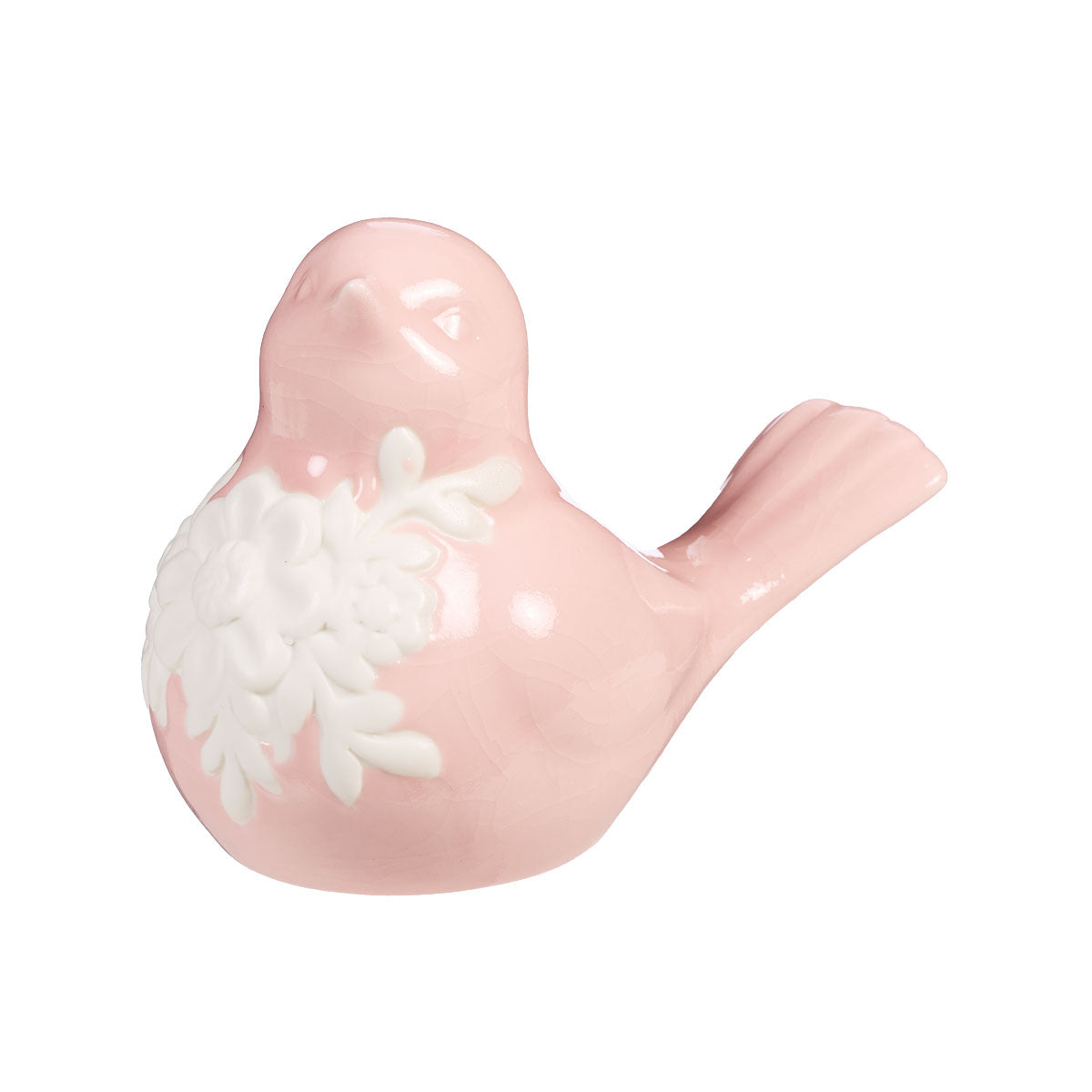 Bird With Florals Ornament