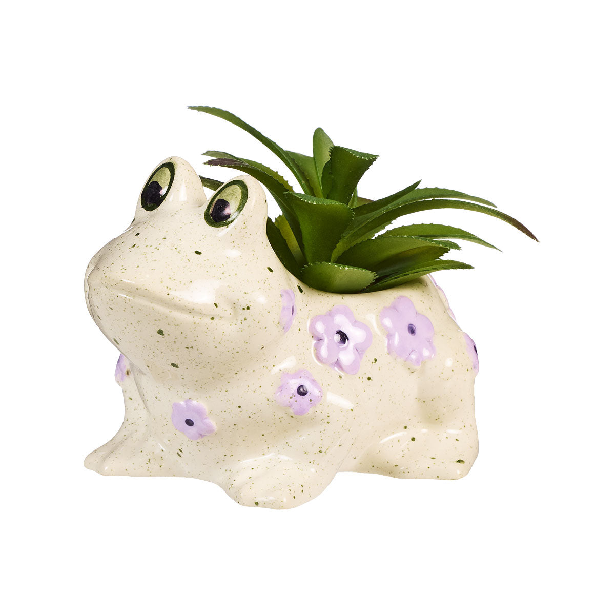 Novelty Snail/Frog/Turtle With Faux Succulent