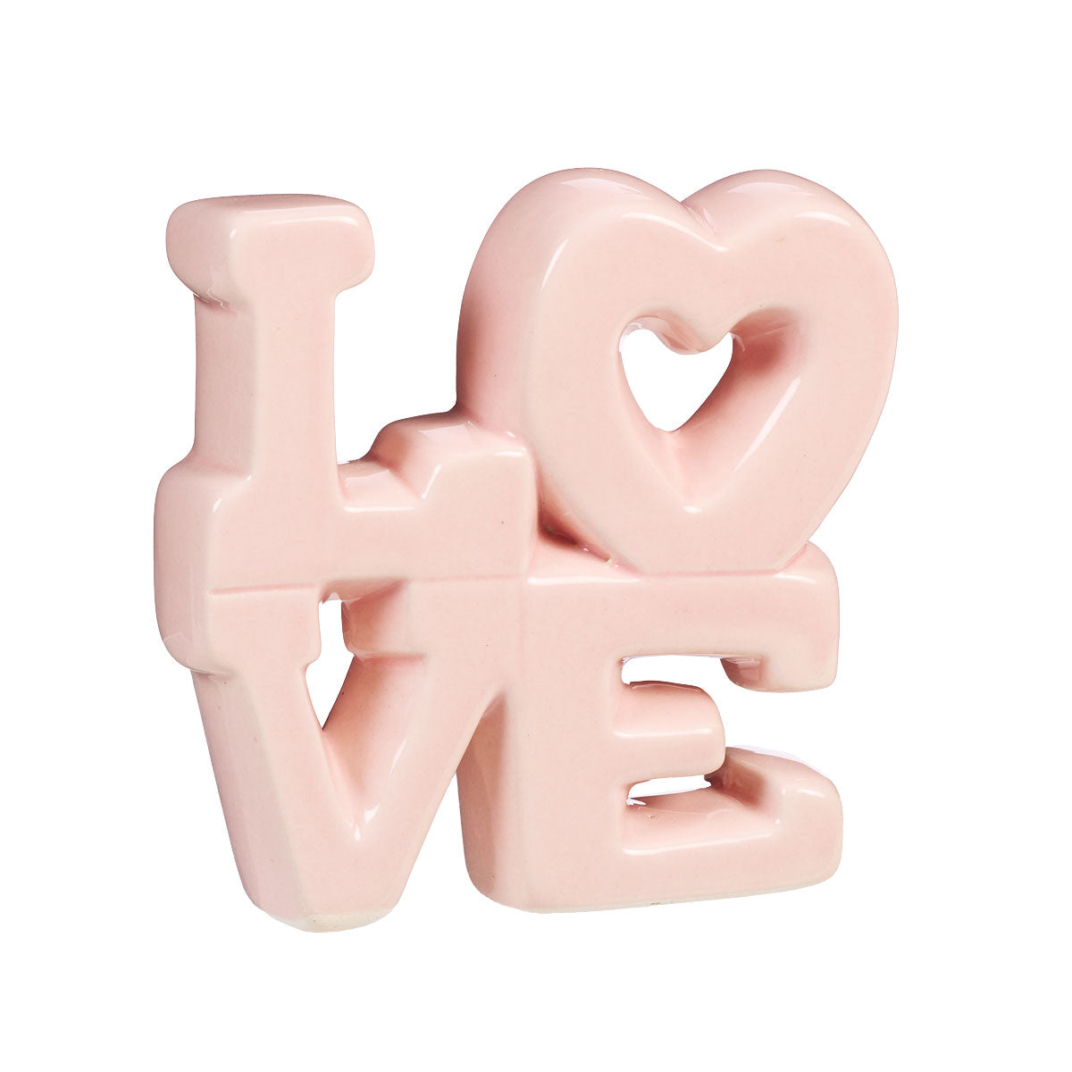 Tabletop Ceramic Word Love