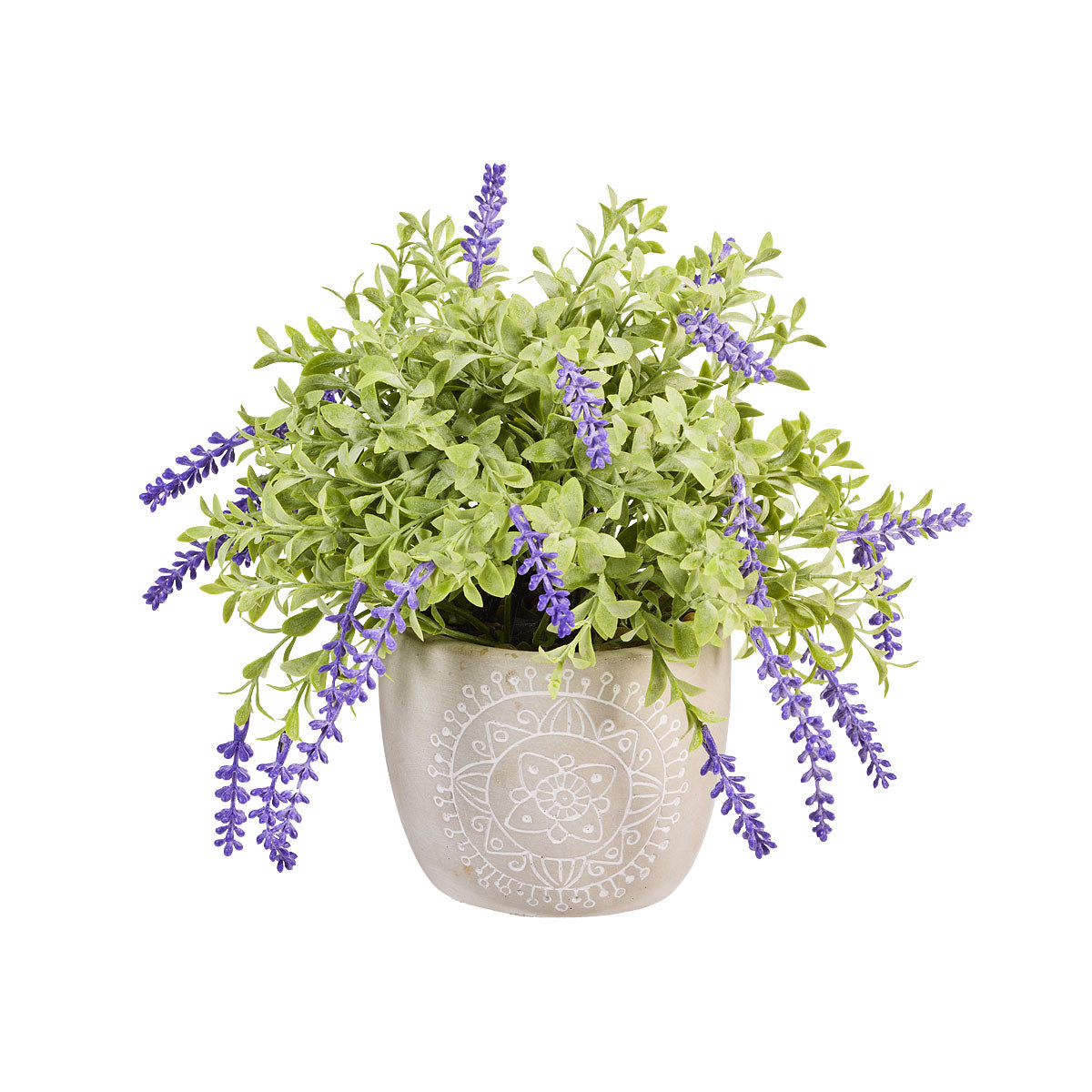 Faux Lavender Shrub In Pot