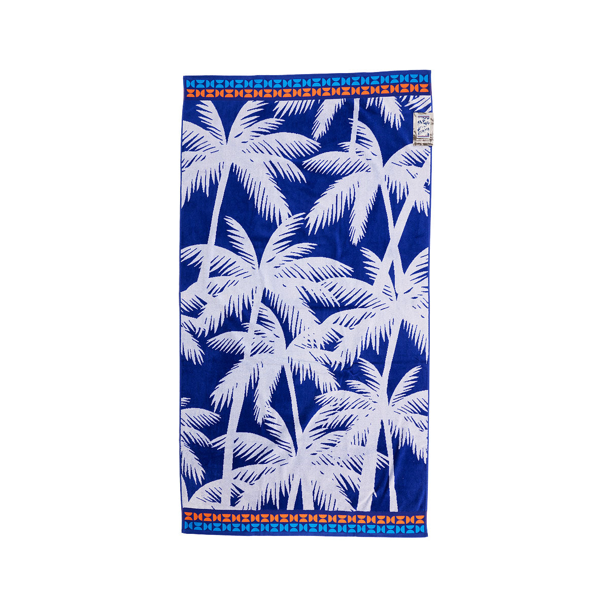 Velour Jacquard Beach Towel Dusky Palm 86x160cm