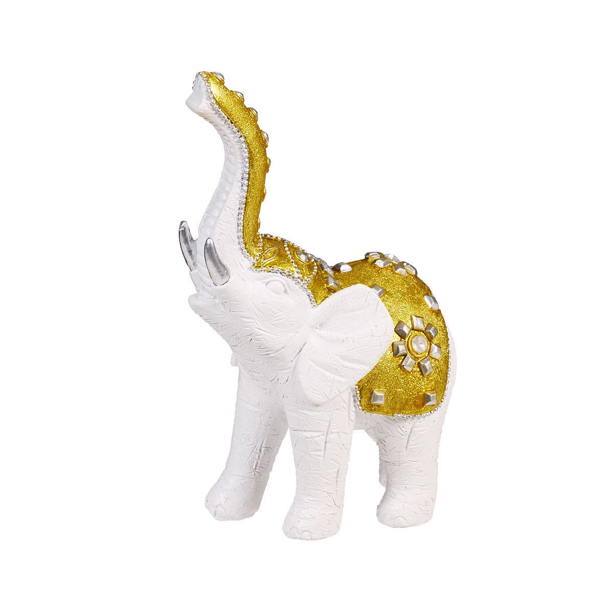 Ornament Elephant Black/White