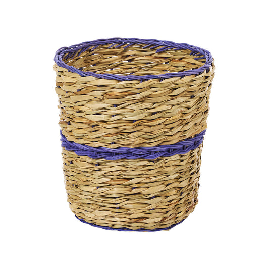 Stripe Hyacinth Waste Bin
