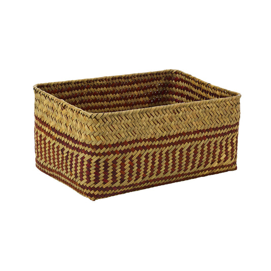 Coloured Woven Straw Basket S Assorted