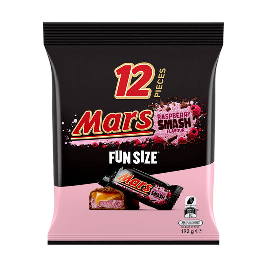 Mars Raspberry Smash Fun Size 192g 12pk