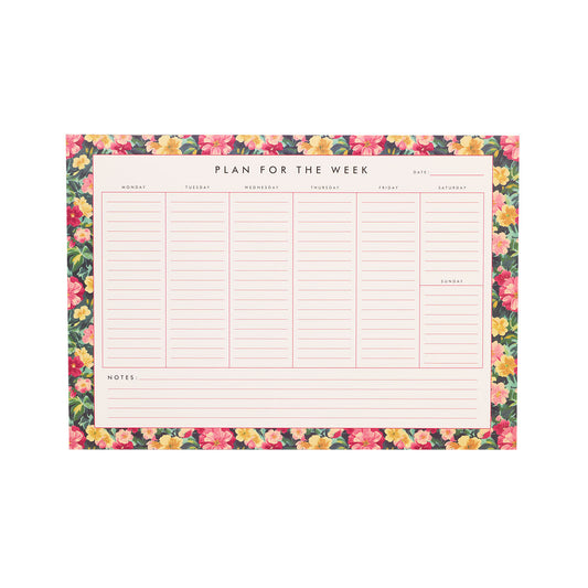 B4 Weekly Planner Still Life 50 Sheets