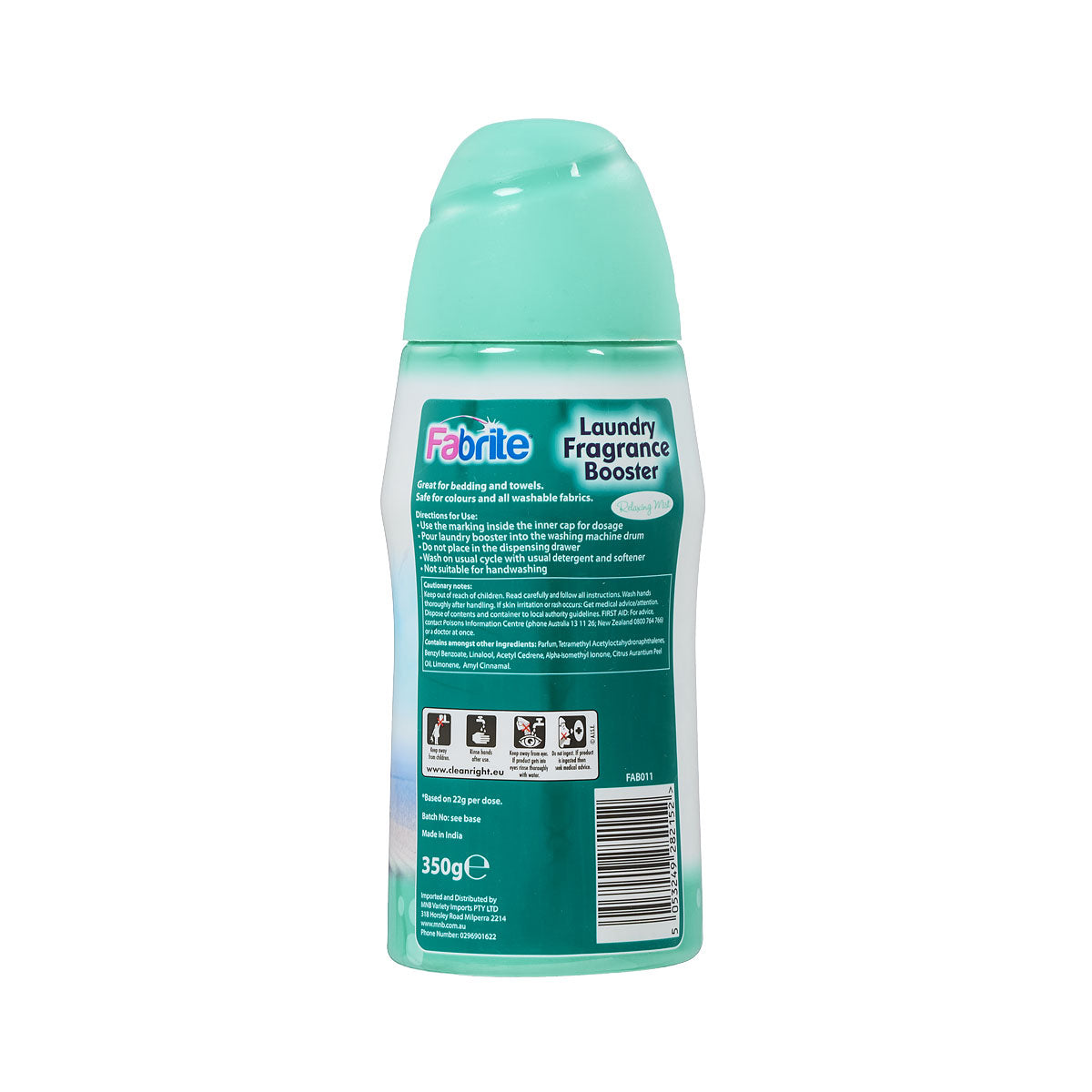 Fabrite Laundry Fragrance Booster Calming 350g