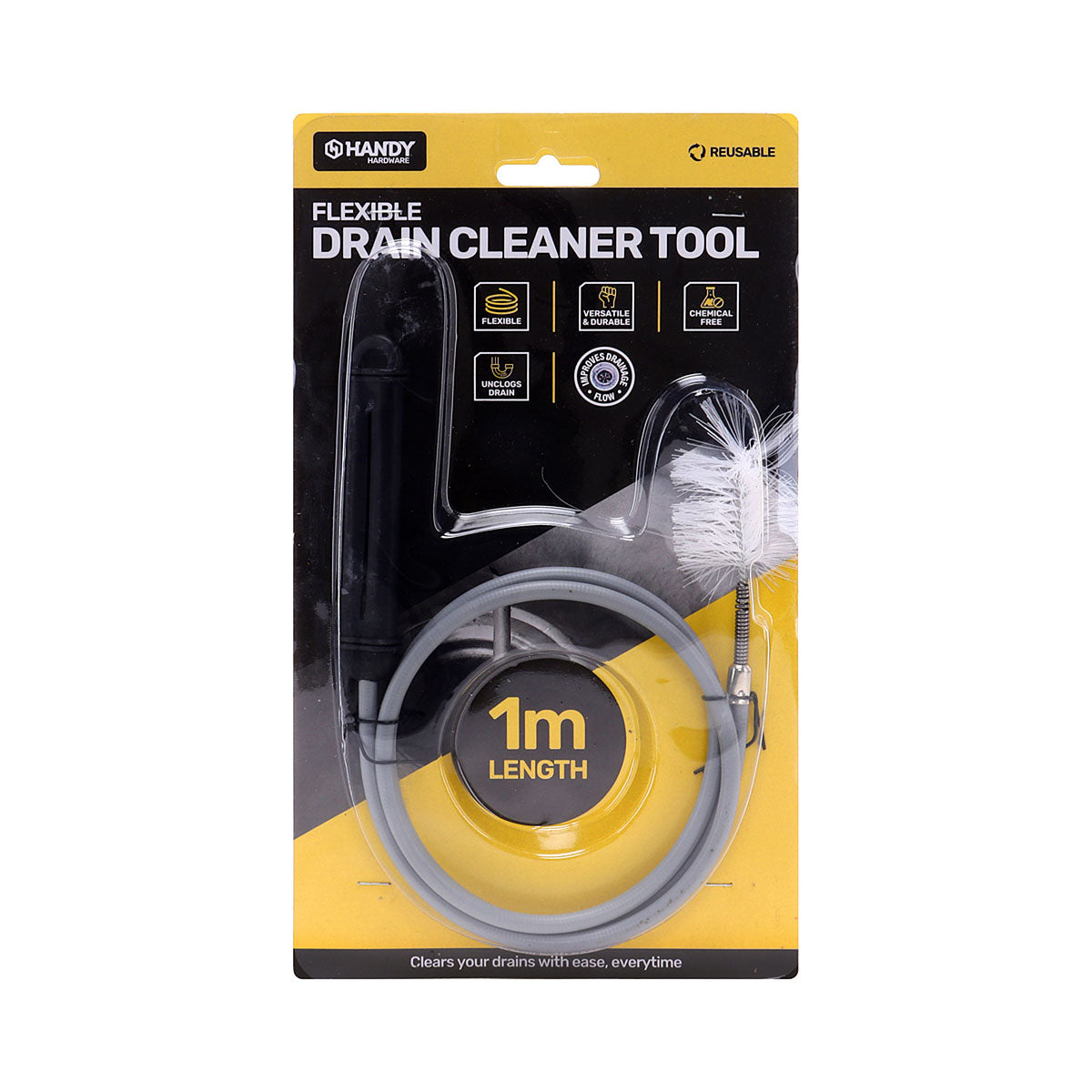 Handy Hardware Flexible Drain Cleaning Tool