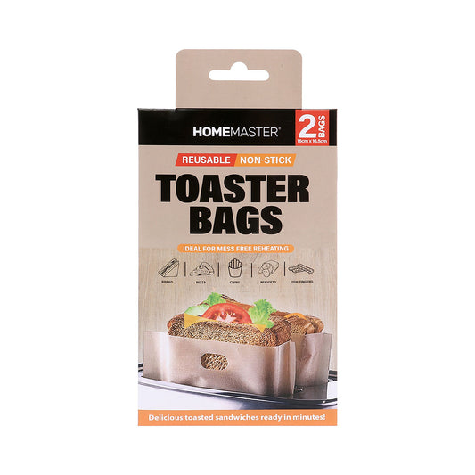 Toaster Bags 16cm X 16.5cm 2pk