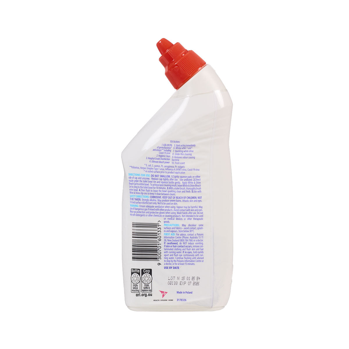 Harpic Toilet Gel White & Shine Fresh 450mL