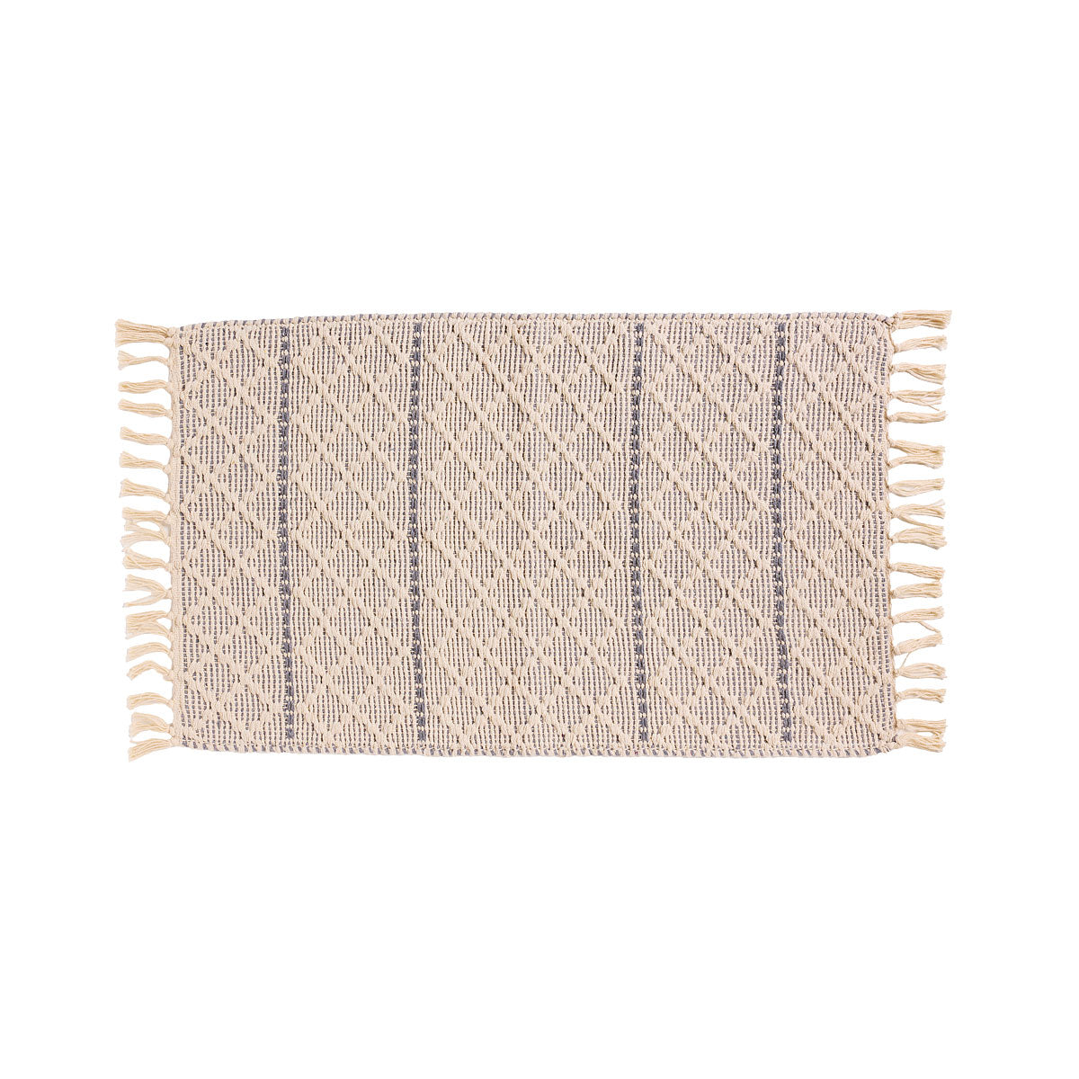 Cotton Woven Mat Diamond 50x80cm