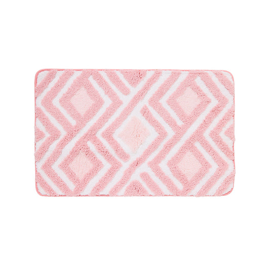 Pattern Bath Mat Tufted 45x70cm Assorted