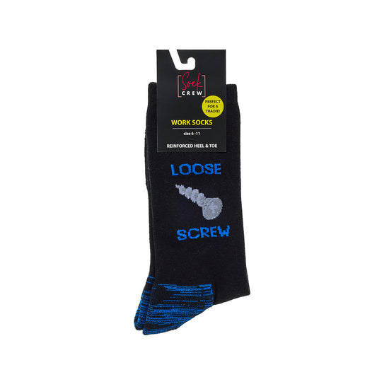 Novelty Work Sock Loose Screw