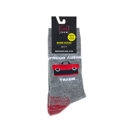 Novelty Work Sock Aussie Tradie
