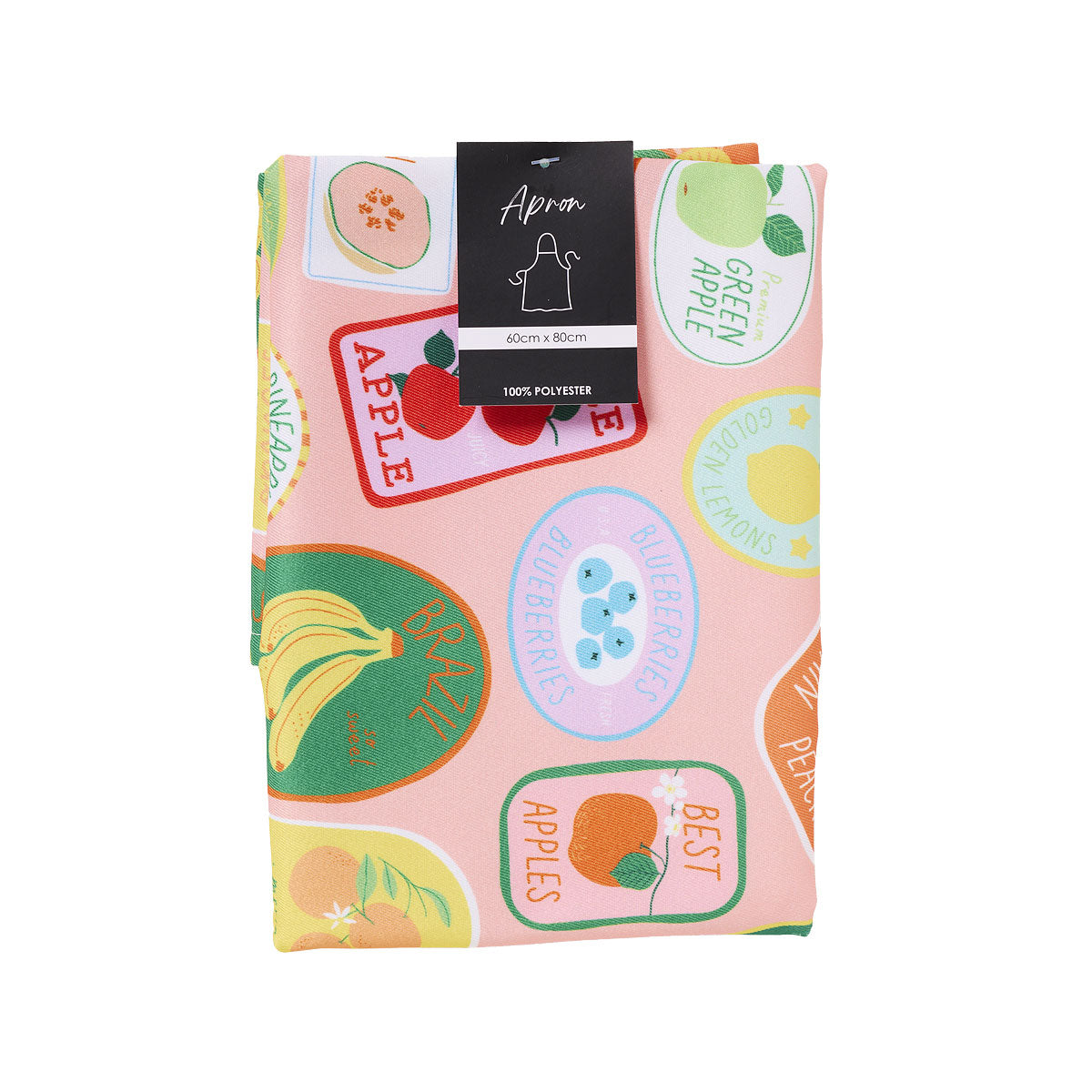Printed Apron Stripe/Stamps 60x80cm