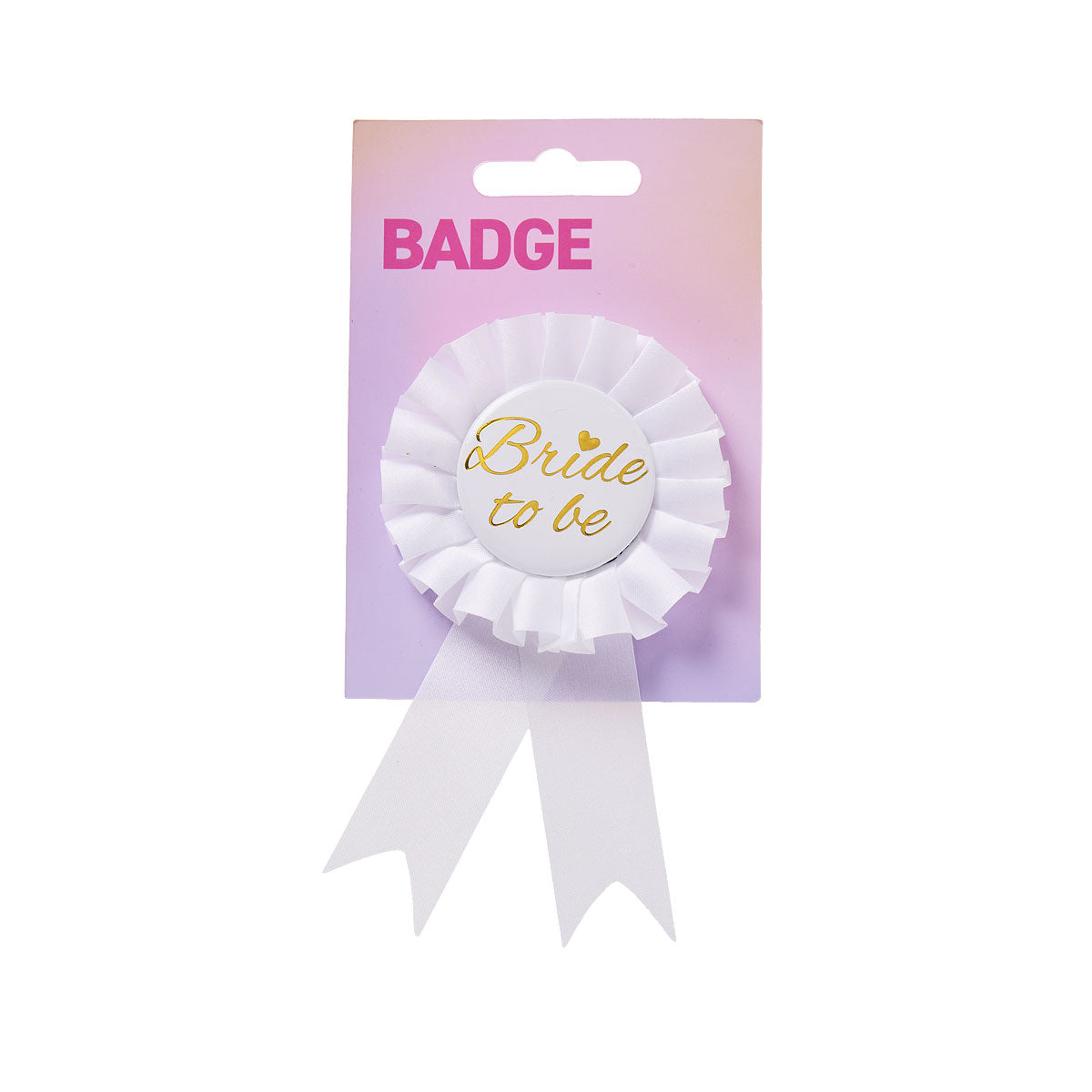Costume Bride-To-Be Badge