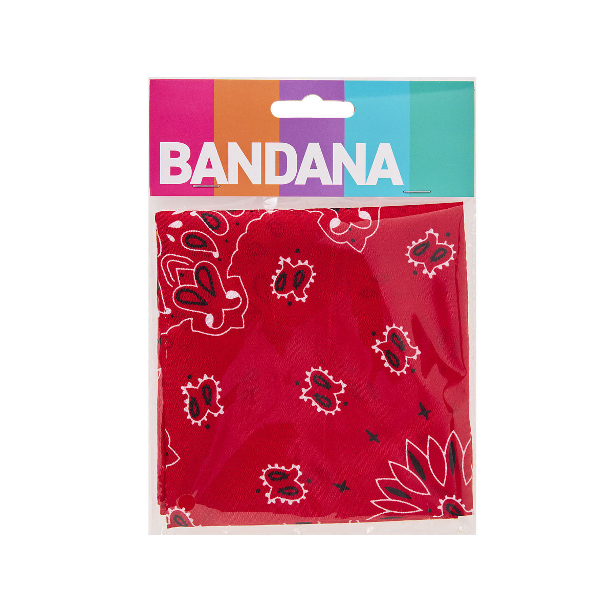 Costume Bandana Rainbow/Red