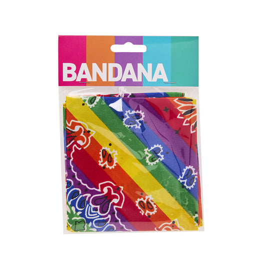 Costume Bandana Rainbow/Red