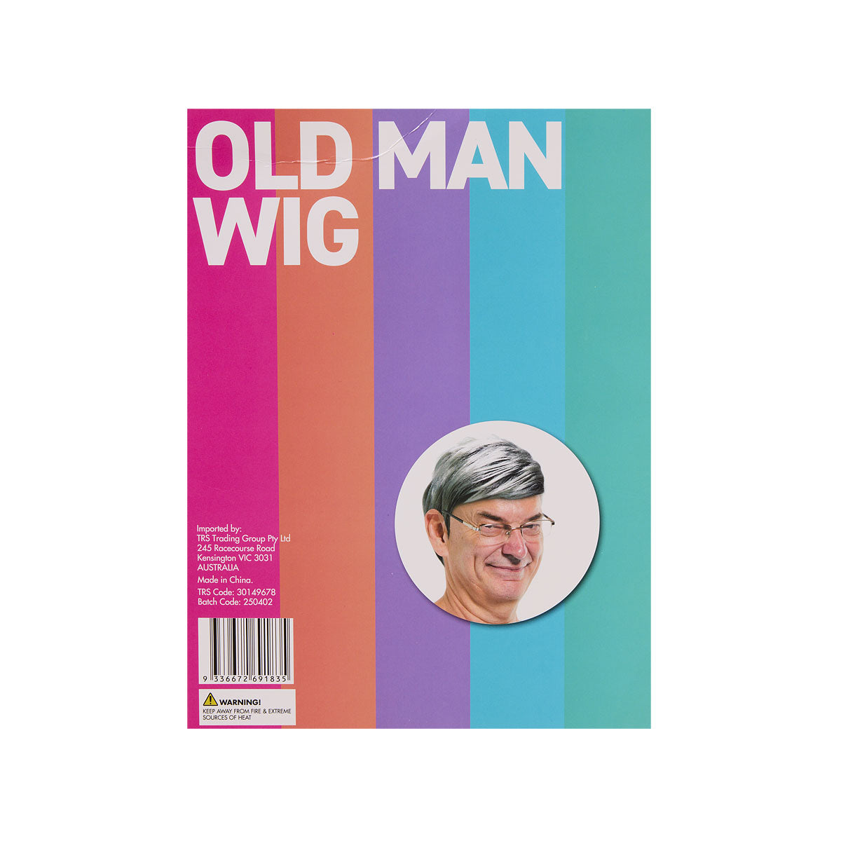 Costume Old Man/Old Woman Wig