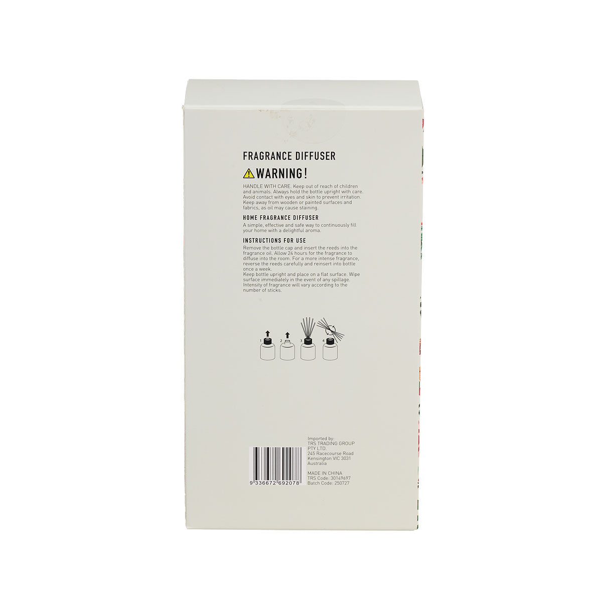 Christmas Glass Trim Diffuser 100mL Assorted