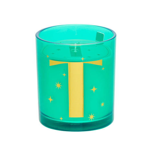 Christmas Monogram Candle Red/Green Assorted