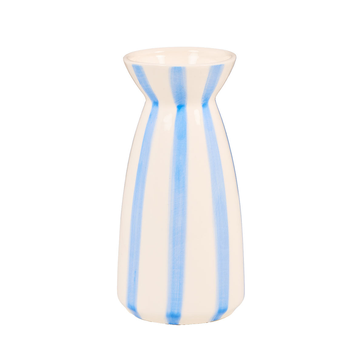 Ceramic Vase Blue Stripe