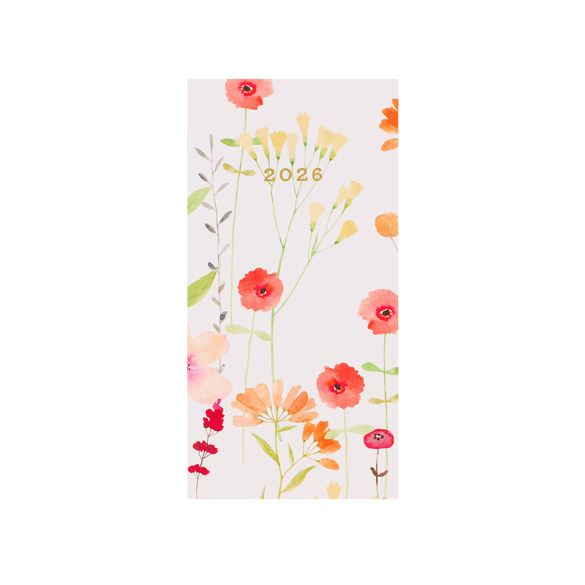 2026 Slimline Diary Week-To-View Assorted