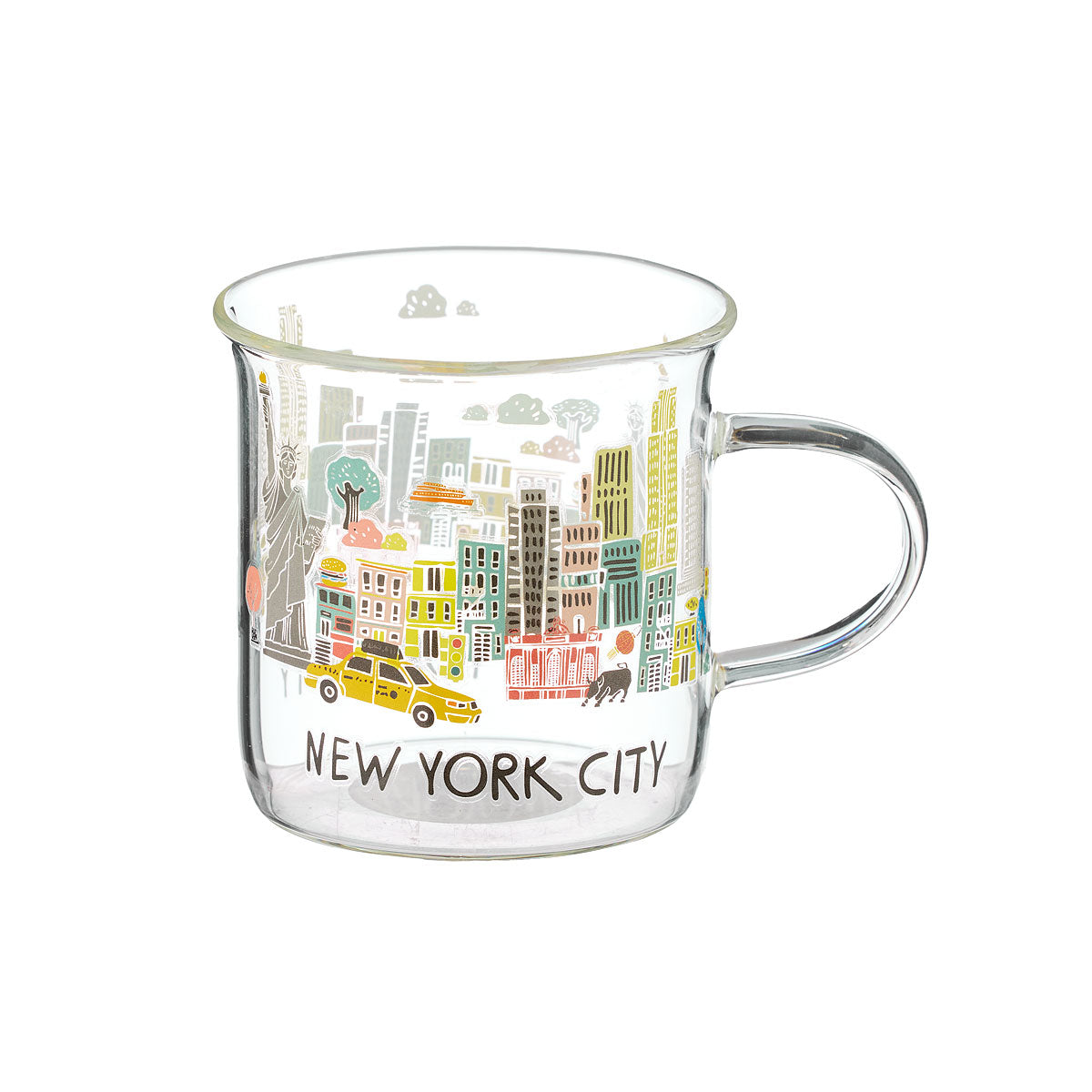 World Cities Glass Mug