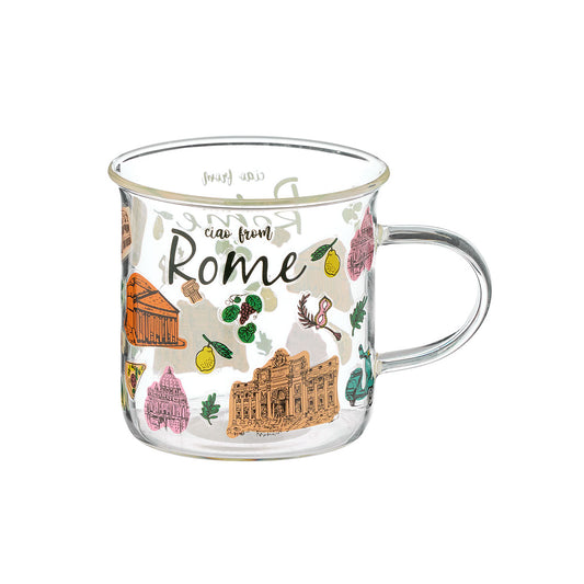 World Cities Glass Mug