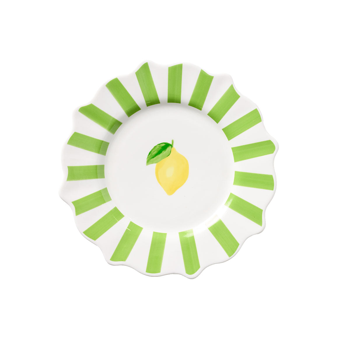Embossed Lemons Dinner Plate