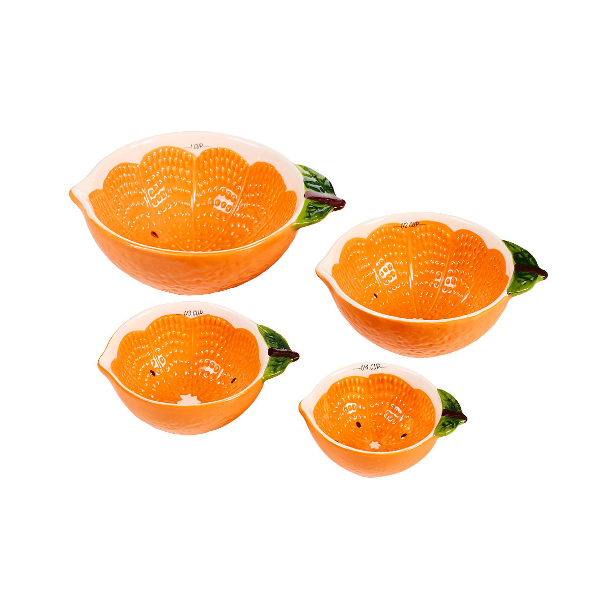 Zesty Tangerine Measuring Cups