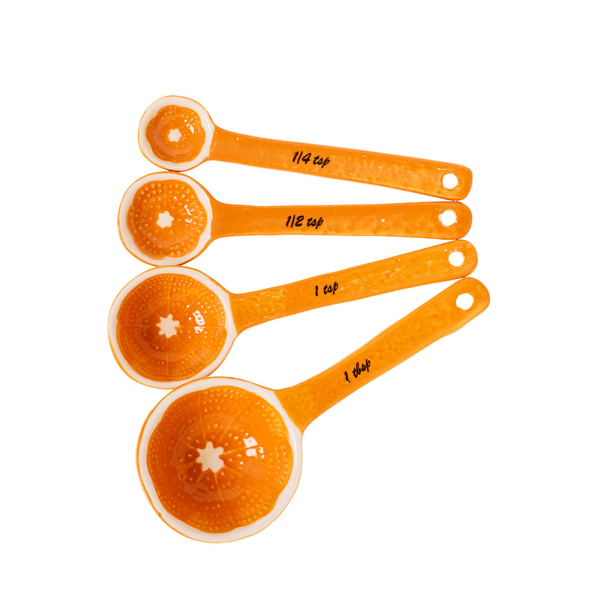 Zesty Tangerine Measuring Spoons