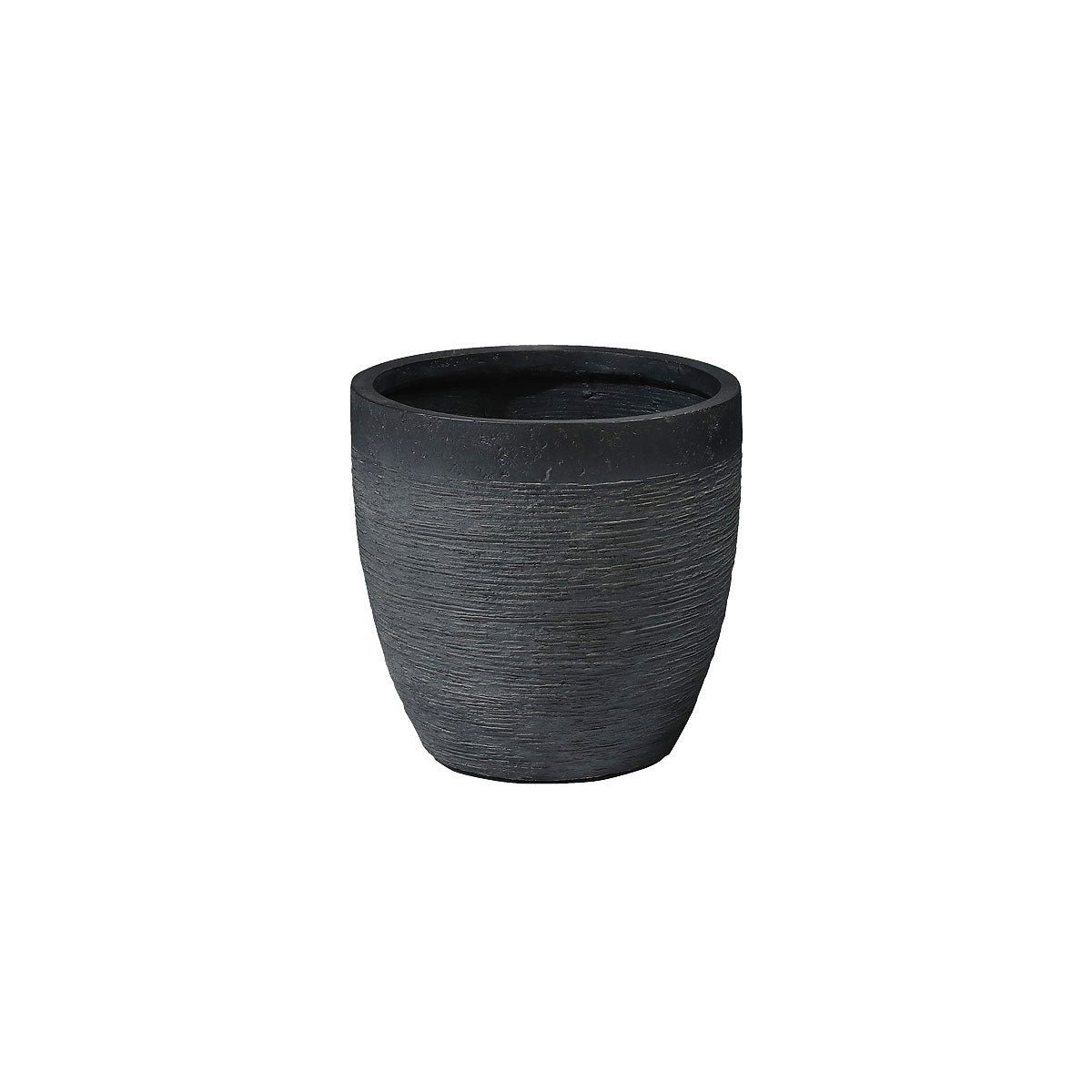 Fiber Clay Pot Dark Grey Large 37x37x35cm