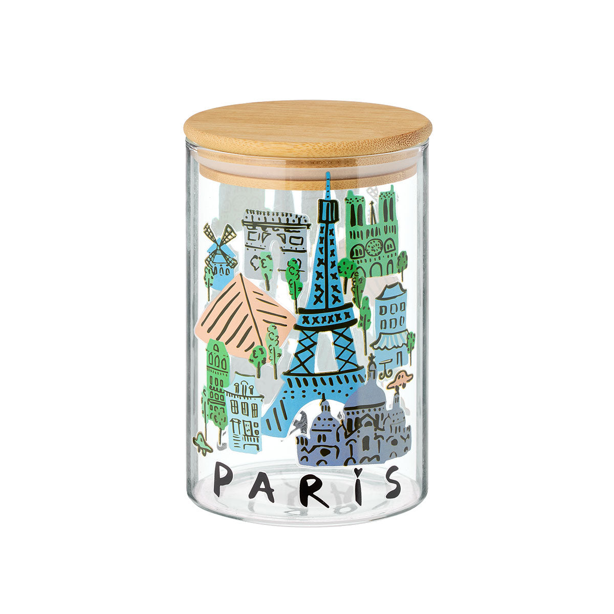 World Cities Glass Canister Assorted